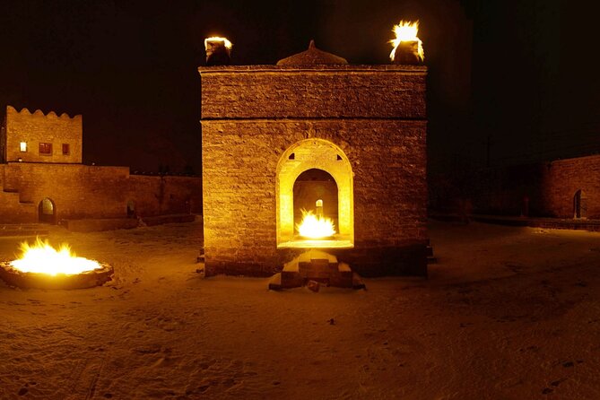 Ateshgah Fire Temple and Yanardag Fire Mountain Private Tour - The quiet power of Yanardag’s open flame