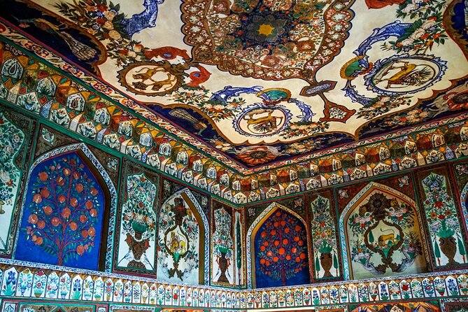 Azerbaijan tour in 2 days/Sheki+Lahij+Gabala up to Georgia Border - Diri Baba Mausoleum, a tomb set into the rock