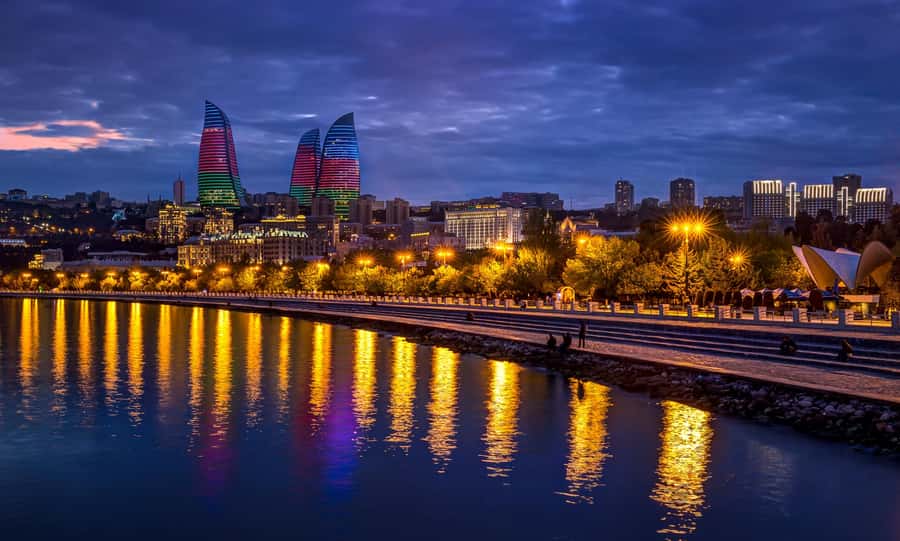 Baku: Caspian Sea Boat Tour with City Skyline Views - Business-class seating and the onboard atmosphere