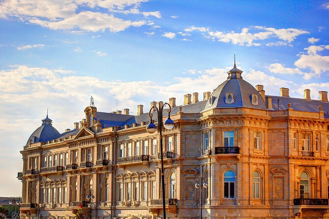 Baku City Sights Guided Night Walking Tour with Funicular - Baku Boulevard and the Caspian waterfront