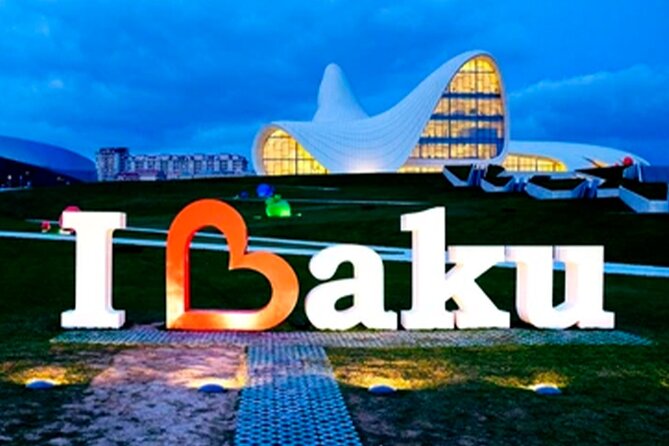 Baku : Gobustan, Absheron Sights Guided Day Trip Lunch included - The Heydar Aliyev Cultural Center closes the day in bold style