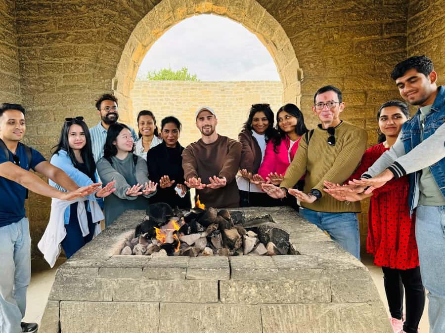 Baku: Gobustan, Mud Volcano, Fire Mount, Temple Lunch Entry - Gobustan puts ancient art under open skies