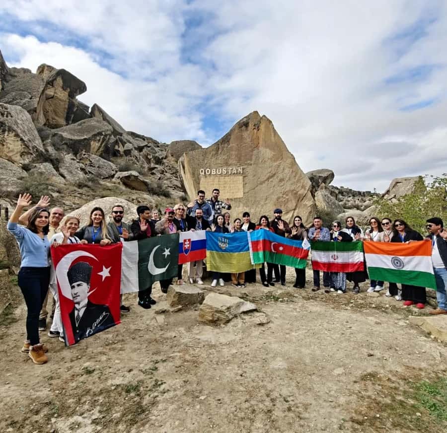 Baku:Gobustan Mud Volcanoes Temple & Entry tickets included - The 4x4 ride to the mud volcanoes