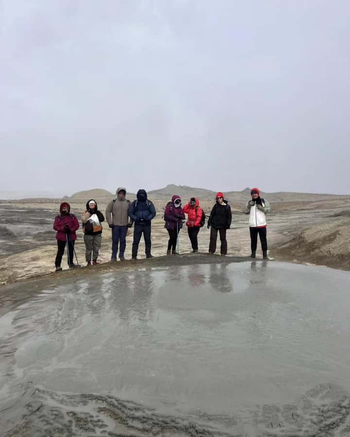 Baku:Gobustan Mud Volcanoes Temple & Entry tickets included - Yanar Dag and the fire beneath Absheron