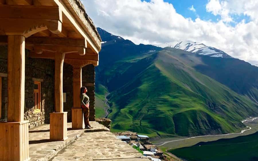 Baku: Guba Khinalig & Candy Cane Tour with Homemade Lunch - Candy Cane Mountain is made for photographs