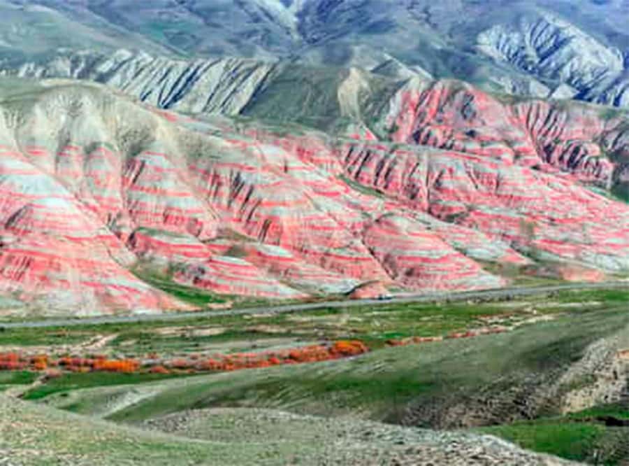 Baku: Guba & Sahdag Tour Lunch included and Laza Waterfall - Candy Cane Mountain’s striped hills