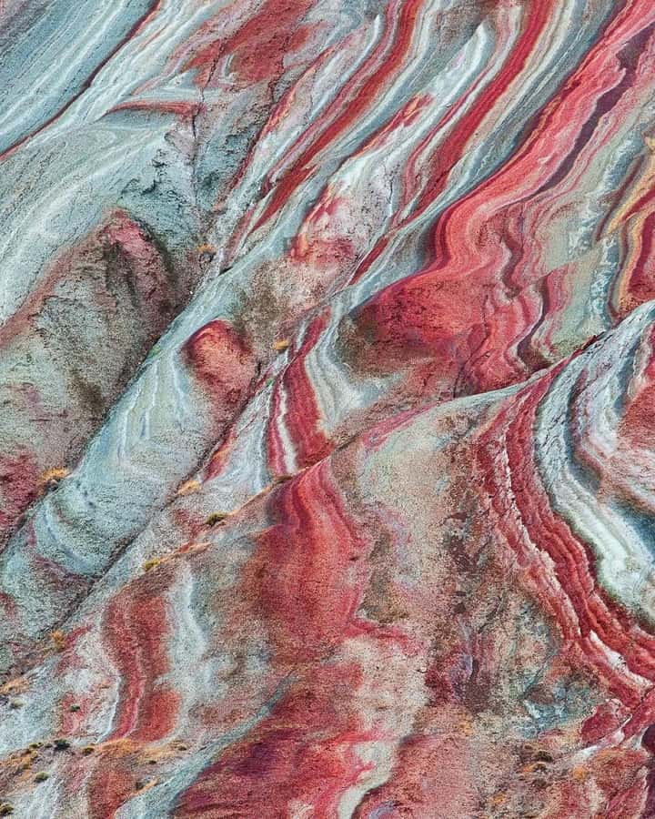Baku: Guba, Shahdag, Laza waterfall - The striped rocks of Candy Cane Mountains