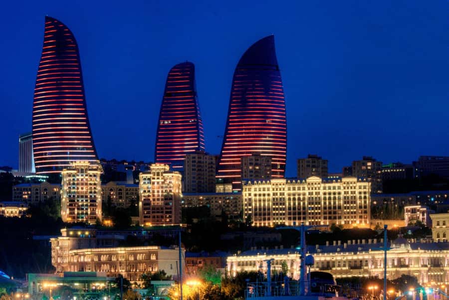 Baku Lights Night Tour with Hotel Pickup - Flag Square, Crystal Hall, and the Caspian edge