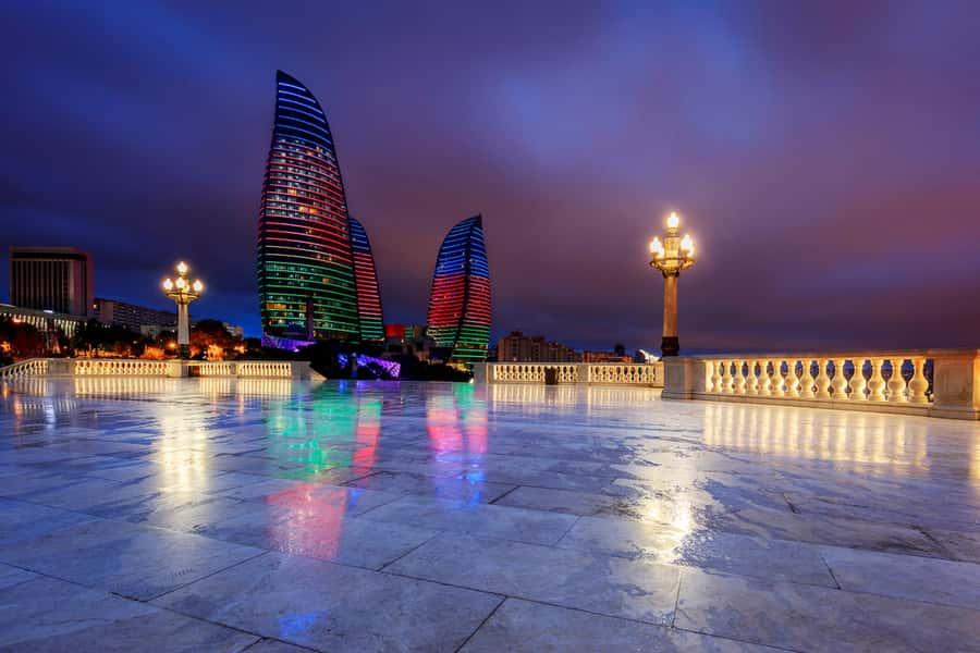 Baku Lights Night Tour with Hotel Pickup - The Maiden Tower and Old City glimpses