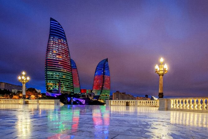 Baku Night City Tour Discover the Magic of Illuminated Landmarks - What the guide adds to the ride