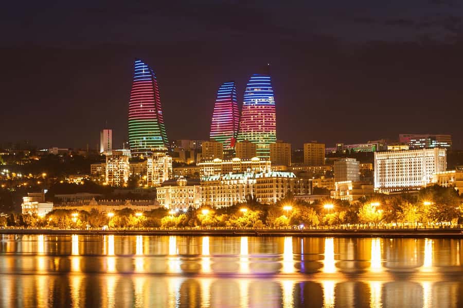 Baku: Nighttime Guided City Tour - Crystal Hall and the city’s modern edge