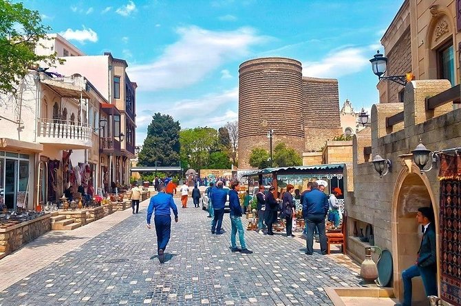 Baku old City Tour - The Caspian view along Baku Boulevard