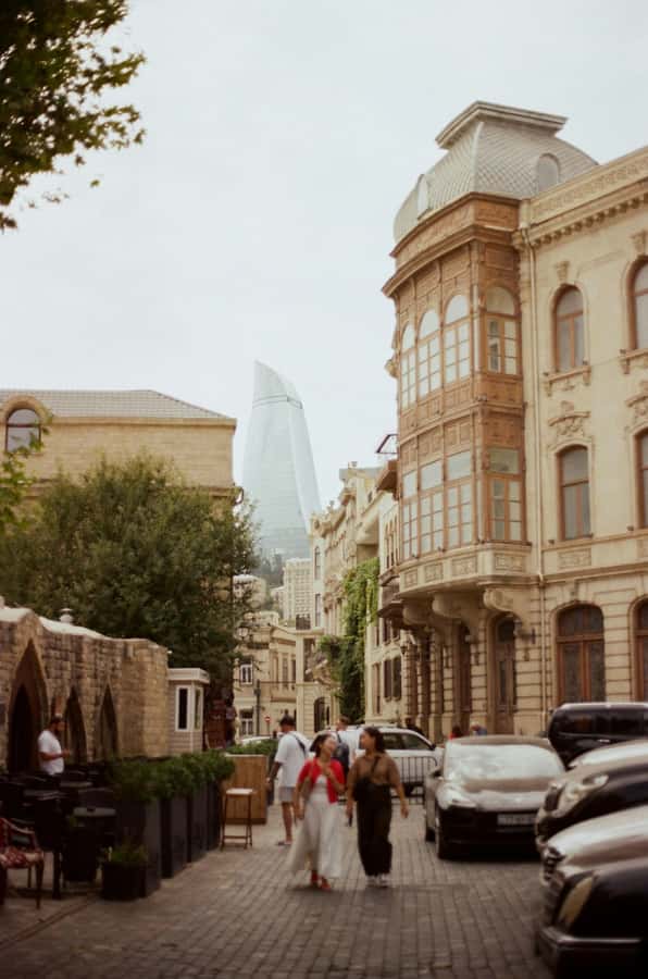 Baku Old City Wonders: A Walking Tour Through Time - The final views connect old Baku with new Baku