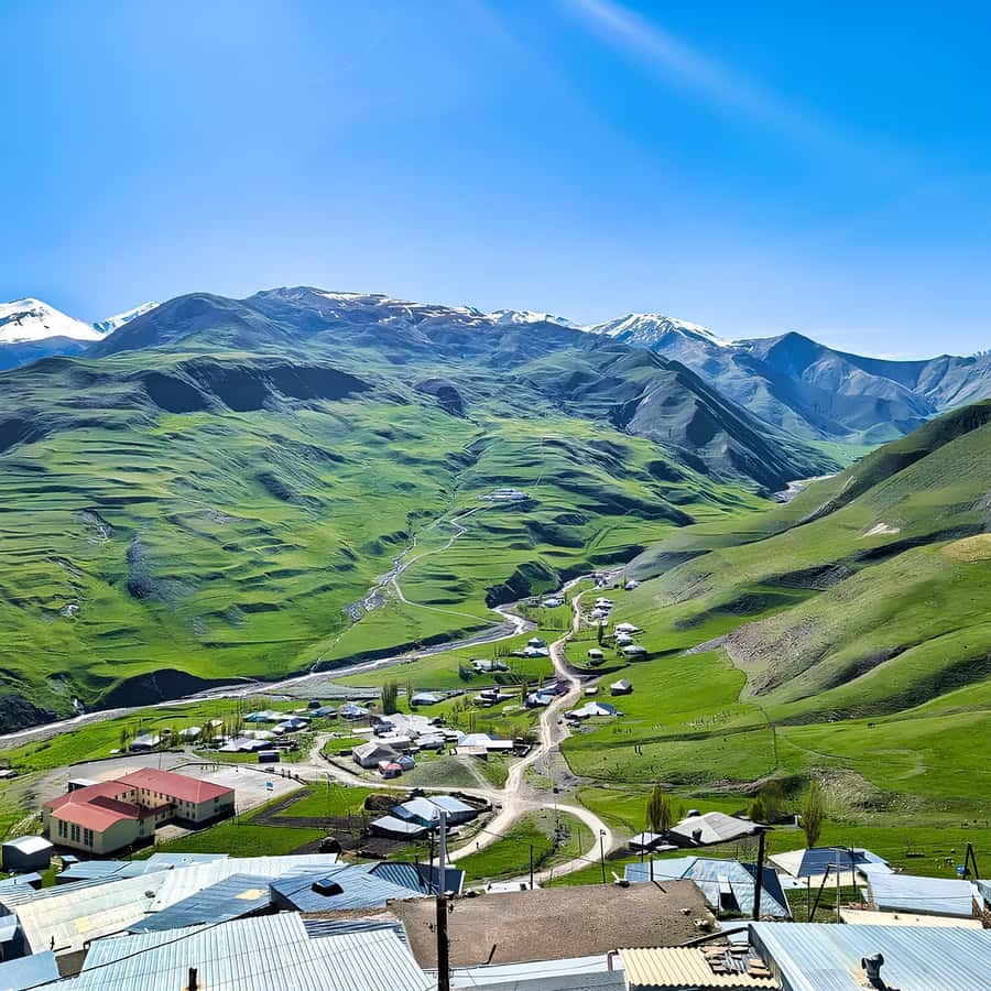 Baku to Khinaliq village, Guba, Candy Cane, w Homemade Lunch - From Baku to the Candy Cane Mountains