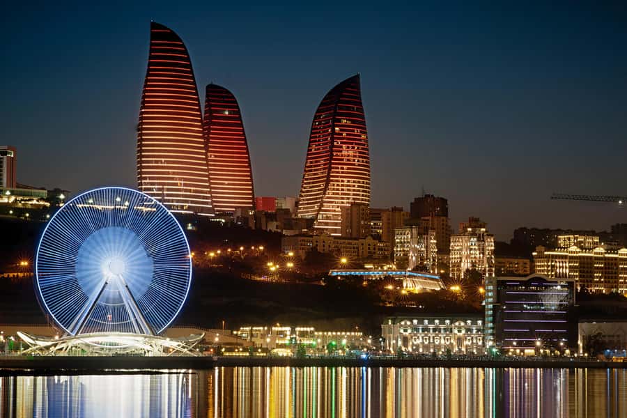 City Highlights Bike Tour - Deniz Mall and the Flower-Shaped Waterfront