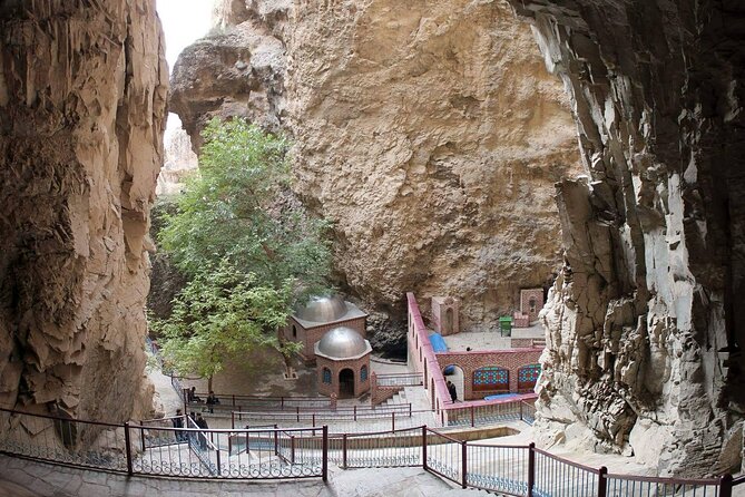 Day Tour from Nakhchivan to Alinja Castle, Ashabi Kahf and Khanegah Tomb - Ashabi Kahf adds a quieter religious pause