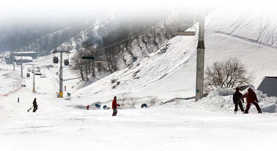 From Baku: Gabala Cable Car, Nohur Lake & Juma Mosque Trip - The Ismayilli hanging bridge