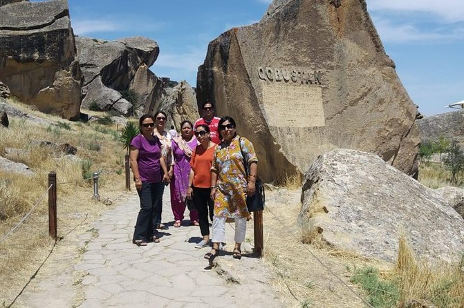 From Baku: Gobustan Half Day Guided Tour - Bibi-Heybat Mosque adds a short religious history stop