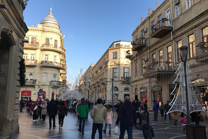 Full-day Private Baku City Tour - The Azerbaijan Carpet Museum’s folded-carpet design