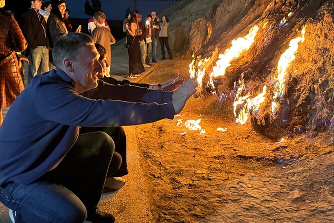 Gobustan & Mud, Fire Temple, Burning Mountain (Group & Private) - The long transfer back toward Baku