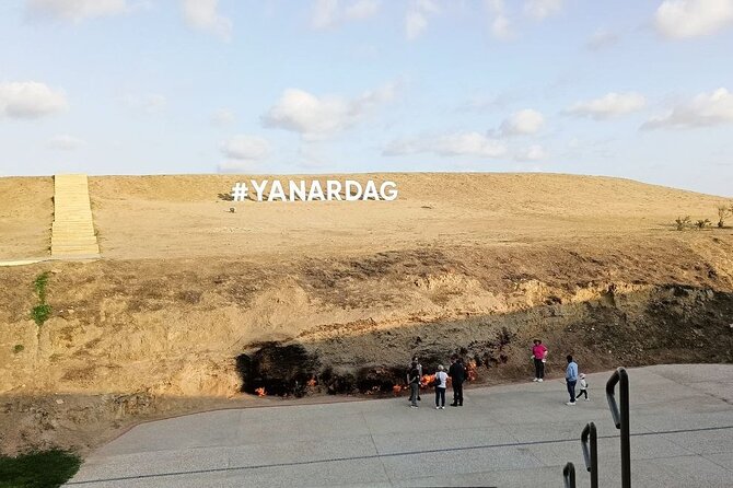 Gobustan-Mud Volcan-Fire Temple and Mountain Tour/Entrance inc - Yanardag is a small but striking natural fire