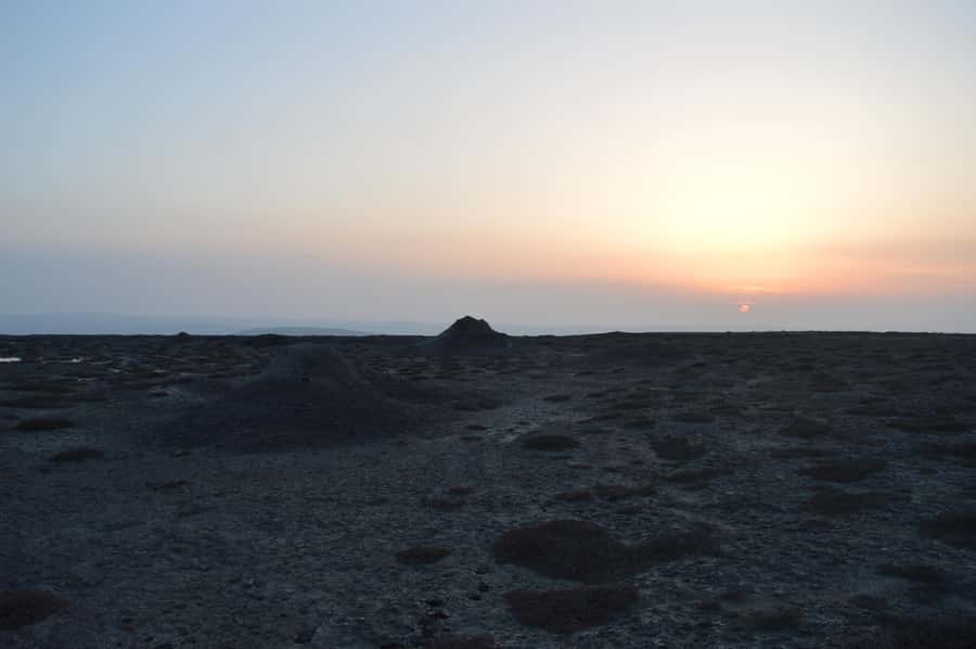 Gobustan, Mud Volcano, Burning Land and Fire Temple Tour - Yanar Dag, where the hillside burns