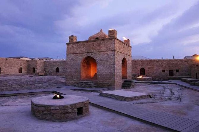 Gobustan, Mud Volcano, Burning Mountain and Fire Temple Tour - The world’s first oil well and Baku’s industrial past