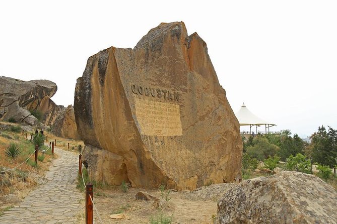 Gobustan Rock Art & Mud Volcanoes Tour - Reaching the mud volcanoes in a Soviet Lada
