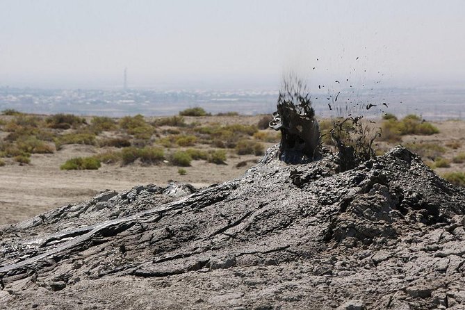 Gobustan Tour and Mad Volcanoes - tour to stone age - Mud volcanoes add an odd, memorable second act