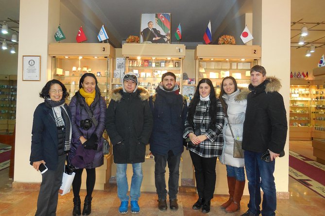 Half-Day Baku City Sightseeing Tour - The Carpet Museum’s rolled-stone exterior and textile traditions