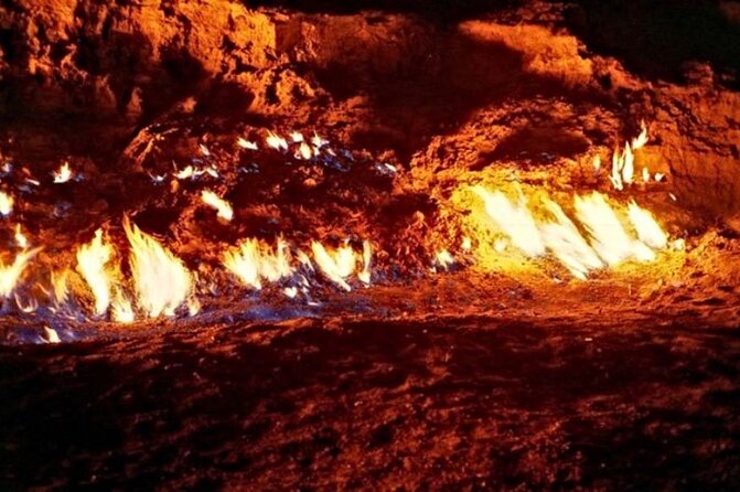 Qobustan Absheron Full Day Tour - Yanar Dag and the natural gas flames
