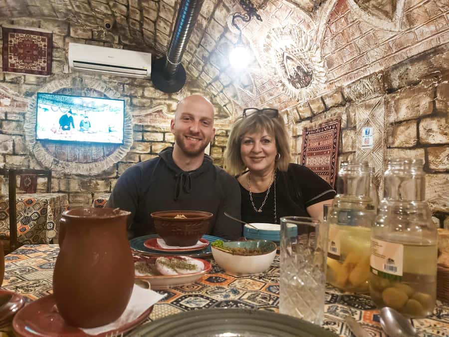 Taste of Azerbaijan: Cuisine Tour with Snacks and Dinner - Nizami Street: the main meal with local guidance